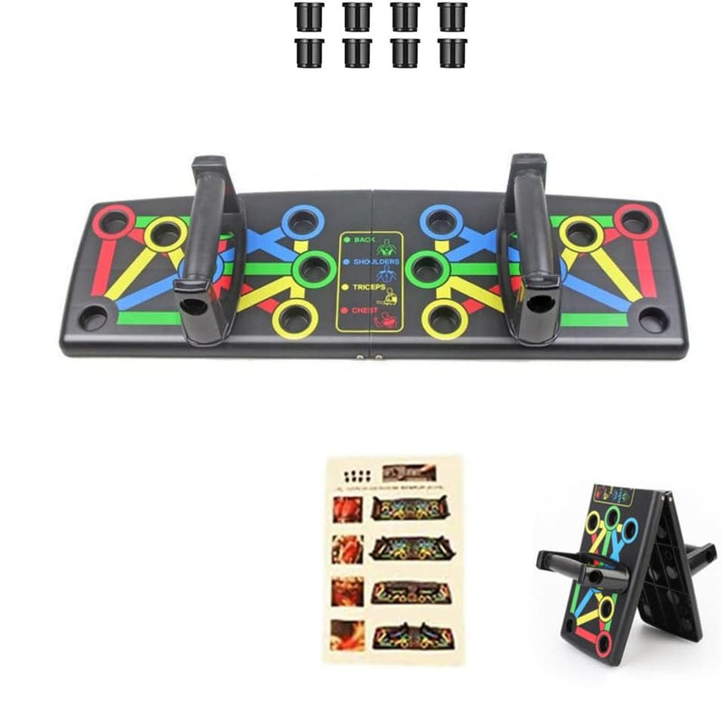Laad afbeelding in Galerijviewer, Opvouwbaar push-up board met handgrepen 14-in-1
