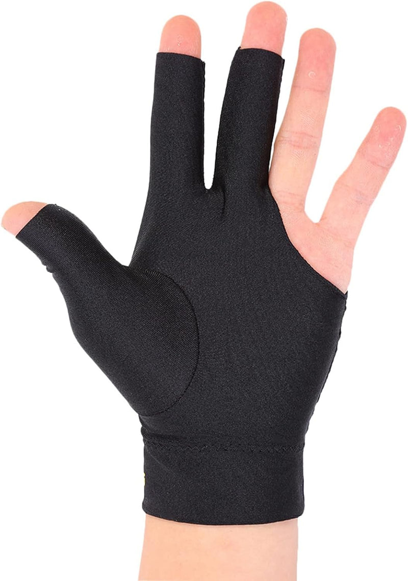 Laad afbeelding in Galerijviewer, Tbest 3 Vingers Snooker Pool Handschoen - Linkerhand Keu Handschoenen Spandex Linkerhand Biljart Accessoires
