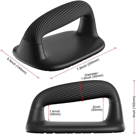 Push-up bars met ergonomische handgrepen en antislip basis – opdruksteunen – krachttraining