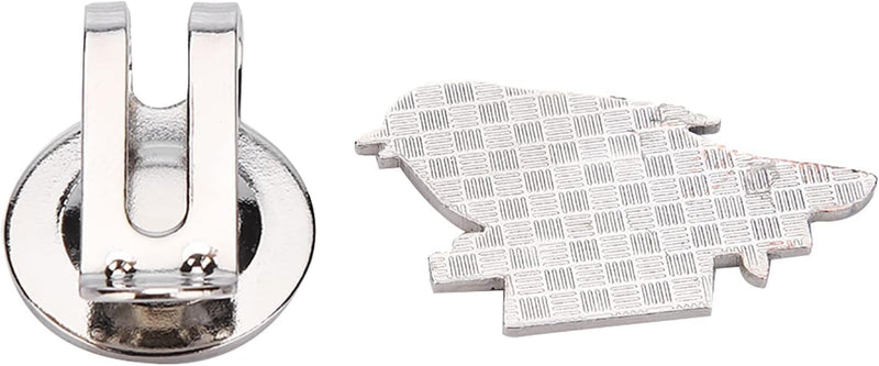 Load image into Gallery viewer, Magnetische golfbal marker met roestvrijstalen petclip en decoratief ontwerp – balmarker – golfaccessoires
