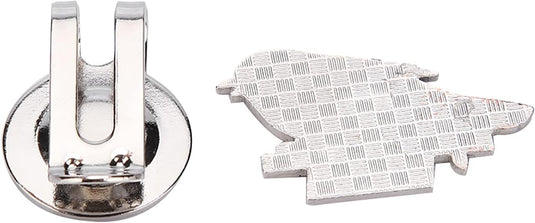 Magnetische golfbal marker met roestvrijstalen petclip en decoratief ontwerp – balmarker – golfaccessoires