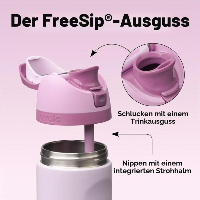Load image into Gallery viewer, Owala FreeSip Isolierte Edelstahl-Trinkflasche, 710ml, Iced Breeze
