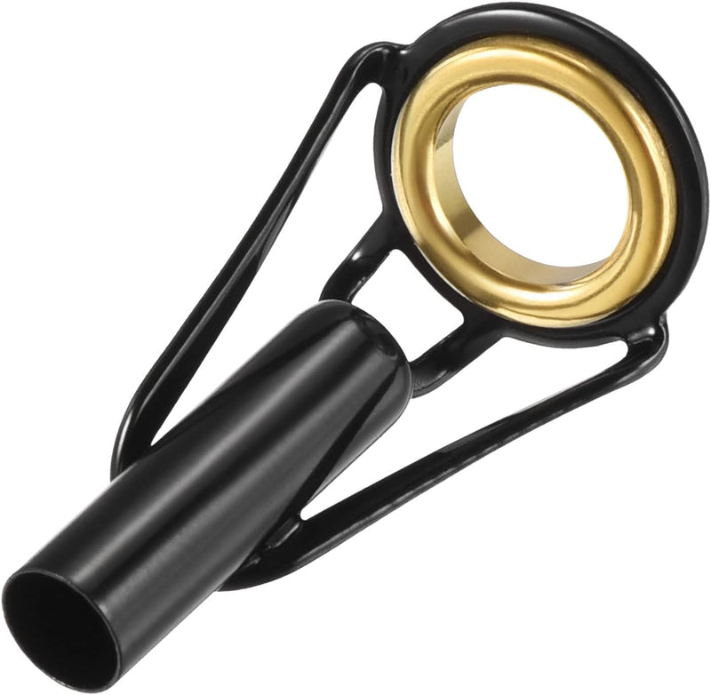 Laad afbeelding in Galerijviewer, Hengel topogen 3 stuks 1 mm van roestvrij staal zwart-goud – hengeltop reparatieset – visaccessoires
