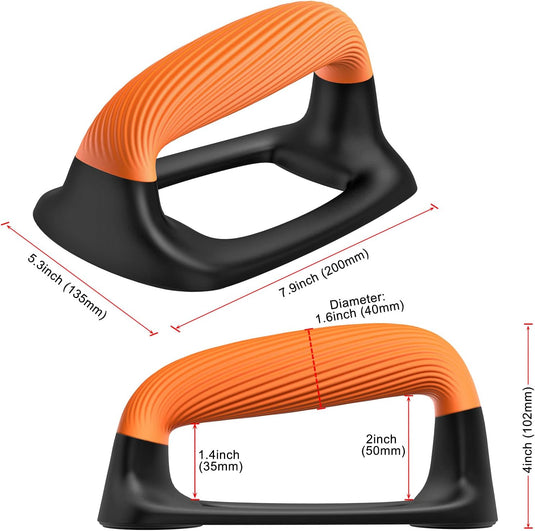 Push-up bars met zachte ergonomische handgrepen en antislip basis – opdruksteunen – fitness accessoires