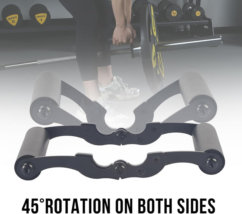 Load image into Gallery viewer, V-bar roeigreep met dubbele handgreep en antislip rubber – T-bar row handvat – fitness accessoire
