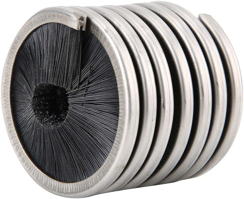 Laden Sie das Bild in Galerie -Viewer, Touwreiniger 8-13 mm – Nylon Reinigingsborstel voor Klimtouw en Koord – Roestvrij Staal – Outdoor Speleologie – Zwart
