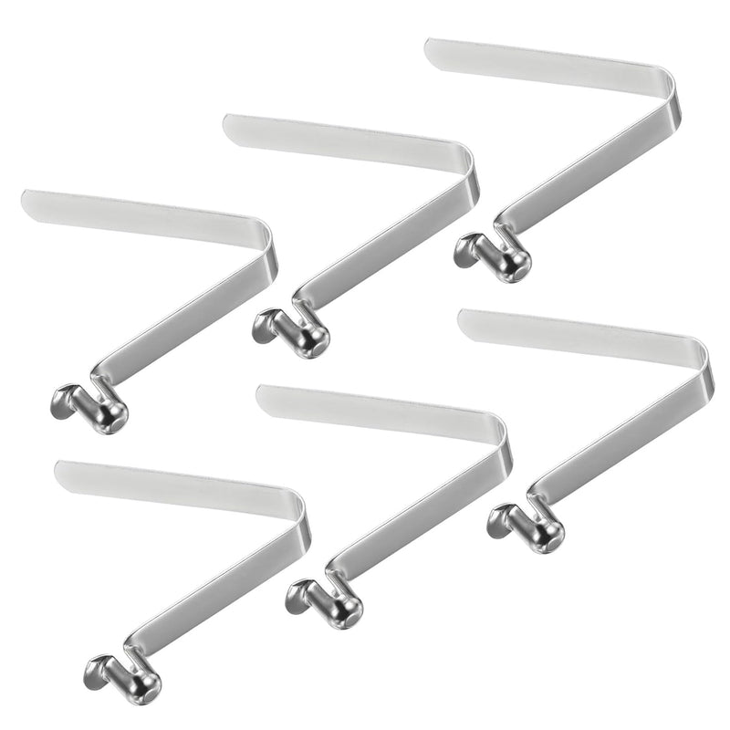 Chargez l'image dans la visionneuse de la galerie, Drukknop veerclips 6 stuks 10,5 x 7,5 mm van staal – buisclips – kajak camping accessoires
