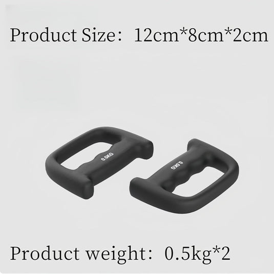 Neoprene Dumbbells with D-grip set of 2