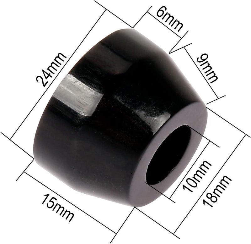 Carica immagine in Galleria Viewer, Skateboard bushings 90A 4 stuks met washers zwart – stuurrubbers – longboard skateboard accessoires
