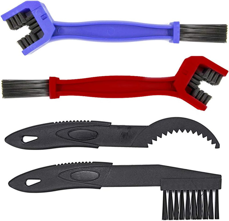 Laad afbeelding in Galerijviewer, MMOBIEL Motorcycle Chain Cleaning Brush Kit Cleaner for Motorcycle, Bicycle and Mountain Bike – 4 Pcs Cleaning Brush Tool - Bike Cleaning Tool – Bicycle Chain Cleaner
