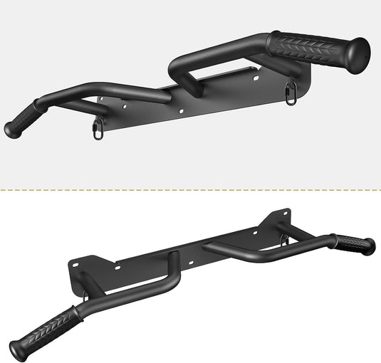 Wandgemonteerde optrekstang met meerdere gripposities tot 272 kg – pull-up bar – krachttraining