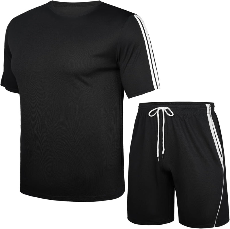 Chargez l'image dans la visionneuse de la galerie, Heren sportset met T-shirt en korte broek
