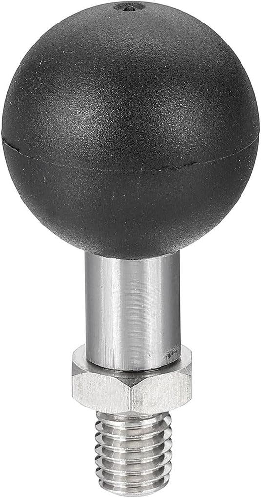 Kogeladapter 1 inch met M6 schroefdraad van roestvrij staal – ball mount adapter – camera accessoires