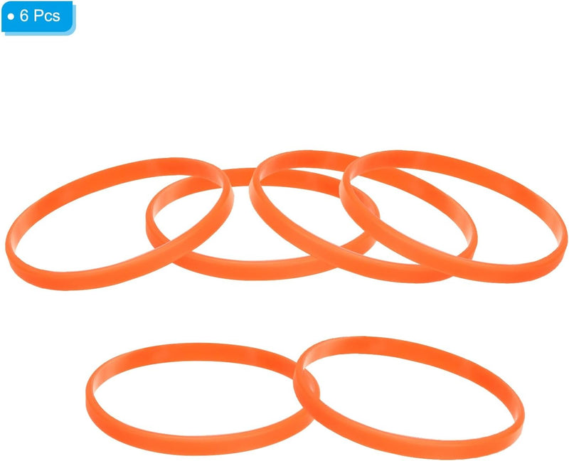 Load image into Gallery viewer, Siliconen armbanden 6 stuks 180 mm – elastische polsbandjes – sport en team accessoires

