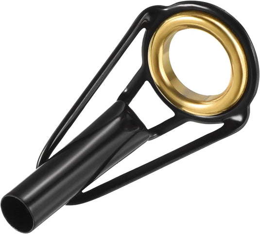 Hengel topogen 3 stuks 1 mm van roestvrij staal zwart-goud – hengeltop reparatieset – visaccessoires