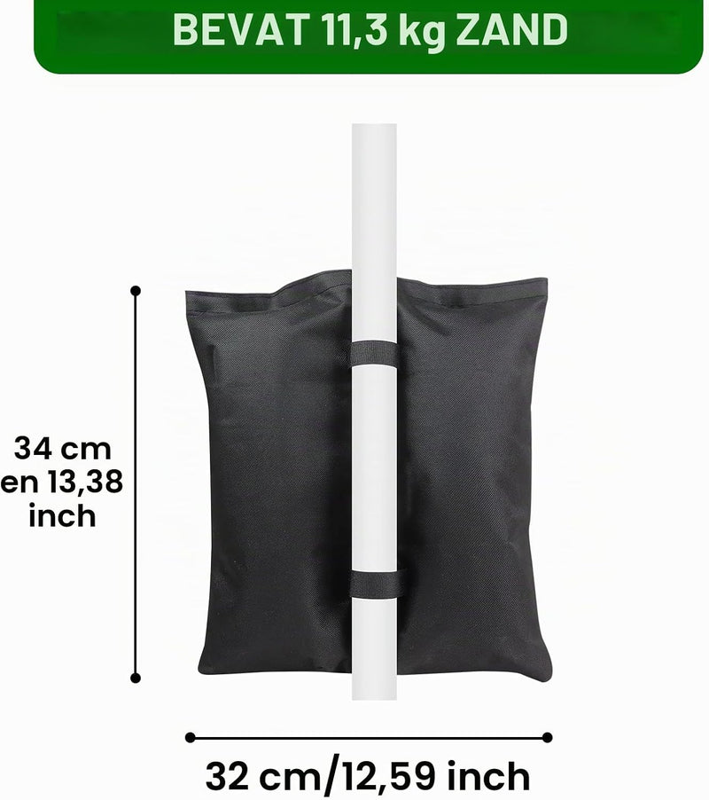 Chargez l'image dans la visionneuse de la galerie, Verzwaringszakken 4 stuks vulbaar met zand – gewichtszakken – trampoline en paviljoen accessoires
