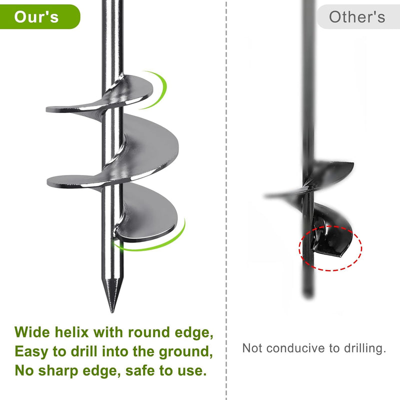 Load image into Gallery viewer, Grondankers 6 stuks 45 cm heavy duty met spanbanden en booradapter – trampoline ankers – stormankers
