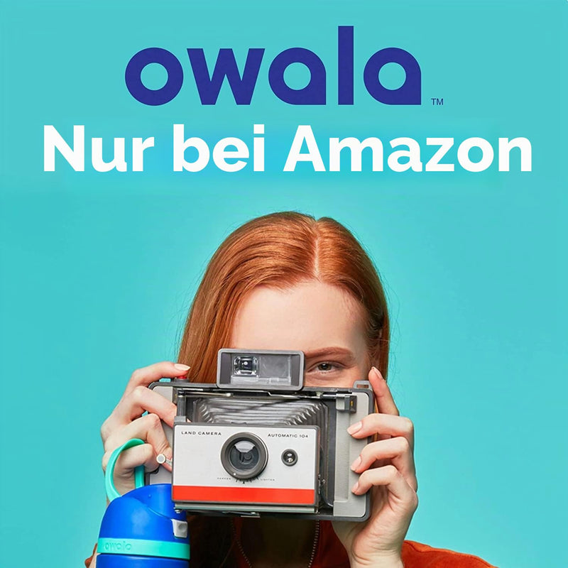 Load image into Gallery viewer, Owala FreeSip Isolierte Edelstahl-Trinkflasche, 710ml, Iced Breeze
