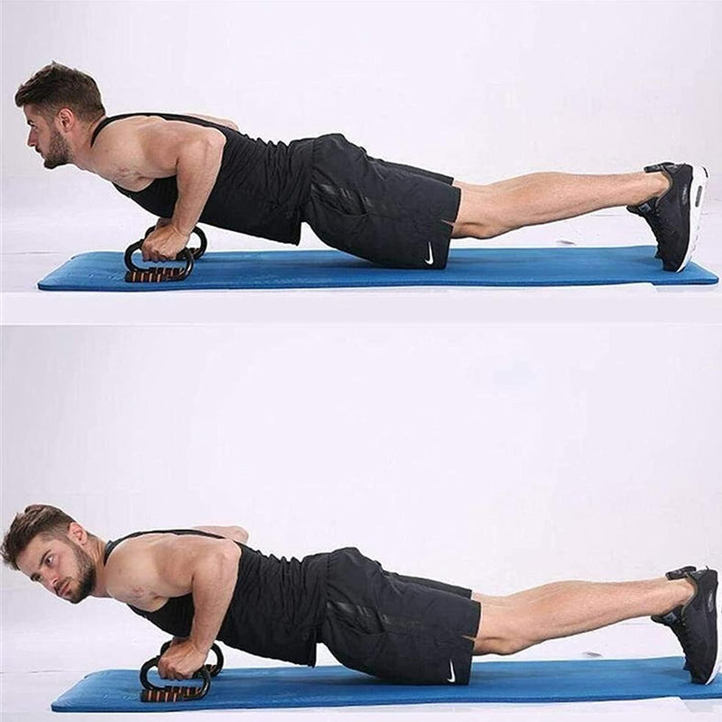 Load image into Gallery viewer, Push Up Bar Pushup Handles 2 Bars S Shapes for Floor Chest Workout Equipment Home Gym for Men and Women,Sweat Absorbent Thick Sponge Handle,Anti Slip PVC Bottom.
