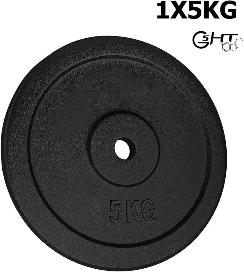 Load image into Gallery viewer, G5 HT SPORT Halterschijven van gietijzer, gatdiameter: 25 mm, voor sportschool en thuisgymnastiek, 0,5 tot 20 kg, voor halters en lange halters
