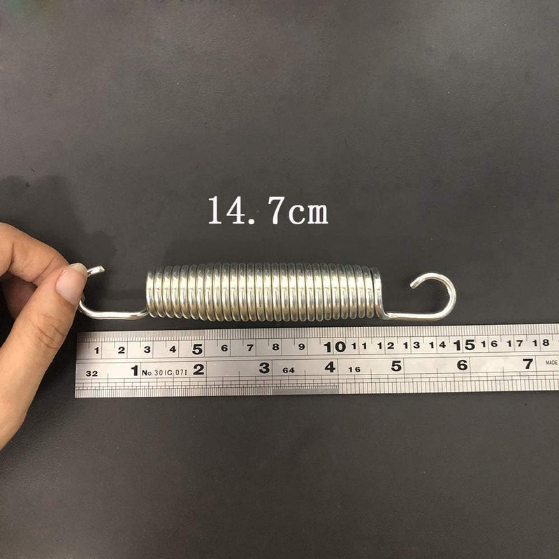 Chargez l'image dans la visionneuse de la galerie, Trampolineveren 5 stuks 147 mm met veertrekker en driehoeksgesp – vervangingsveren – trampoline accessoires
