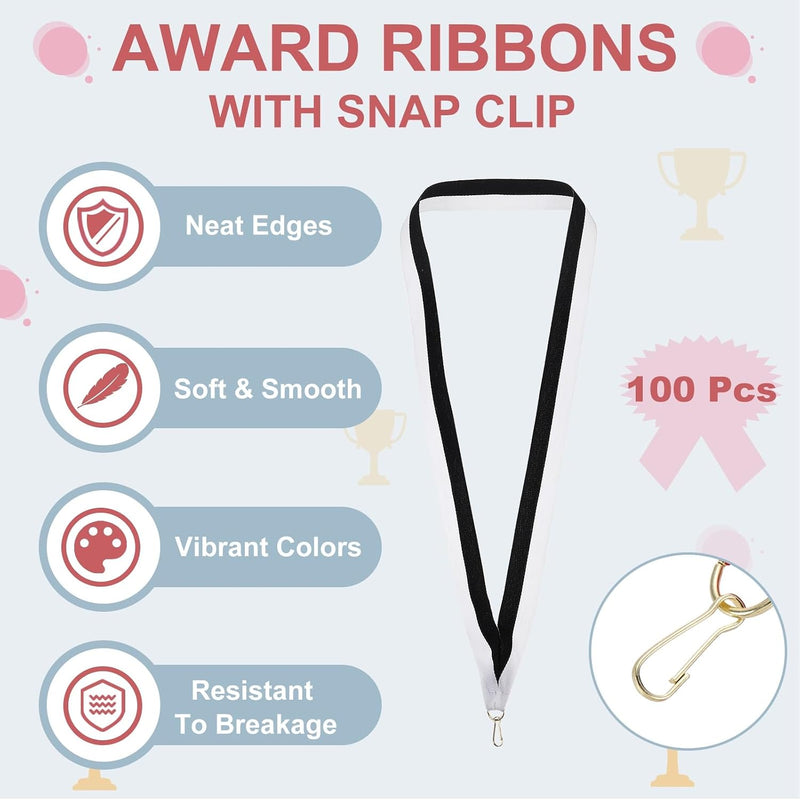 Chargez l'image dans la visionneuse de la galerie, Medaille neklinten 100 stuks 43 x 2,2 cm met klikclips – award linten – sport accessoires
