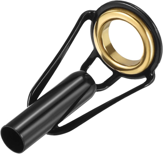 Hengel topogen 3 stuks 1 mm van roestvrij staal zwart-goud – hengeltop reparatieset – visaccessoires