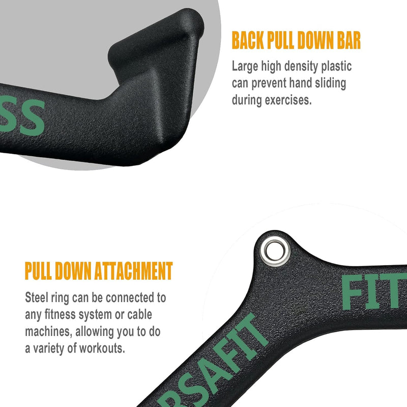 Laad afbeelding in Galerijviewer, Ergonomische lat pulldown handgreep voor kabelmachine
