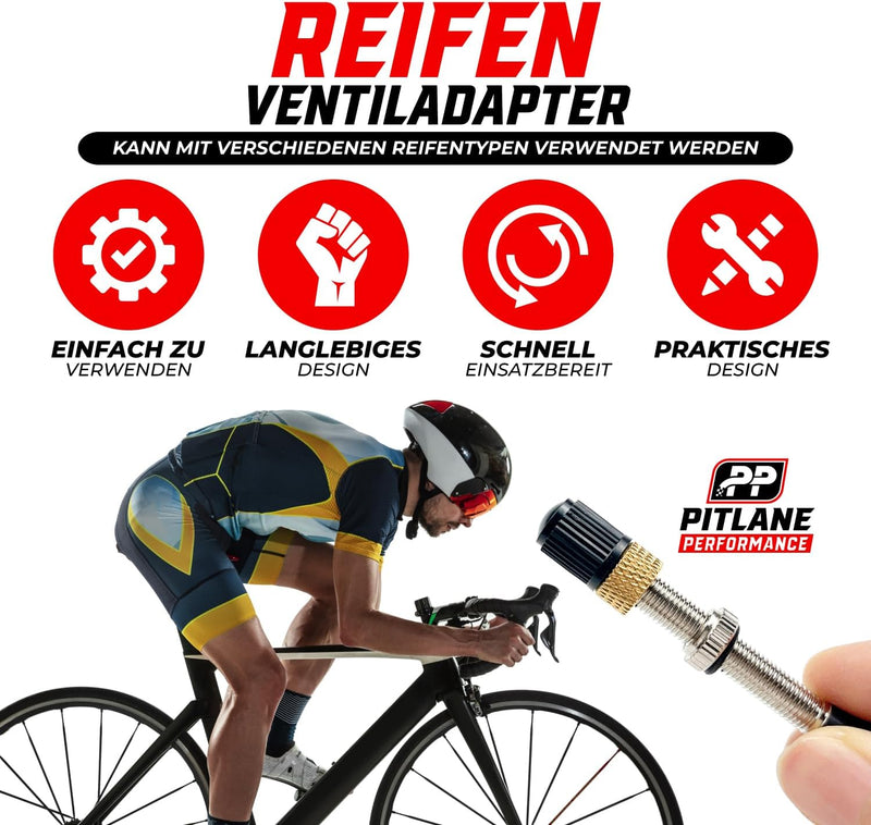 Load image into Gallery viewer, Fietsventiel adapter set 15-delig voor Presta Dunlop en Schrader – ventieladapter – fietsaccessoires
