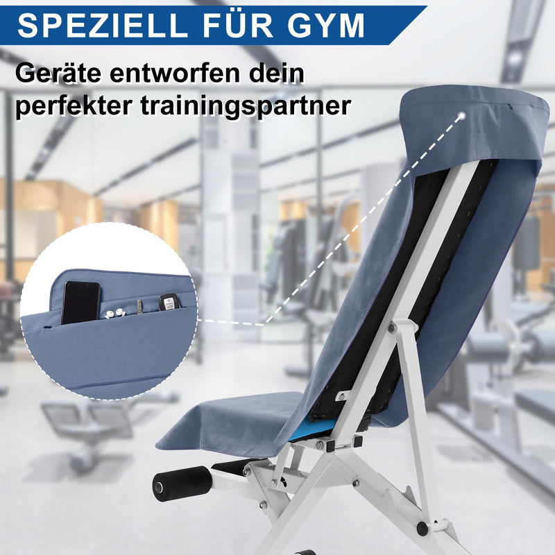 Load image into Gallery viewer, Fitnesshanddoek Microvezel 120x50 cm Sneldrogend met Ritsvak – Sporthanddoek – Reishanddoek

