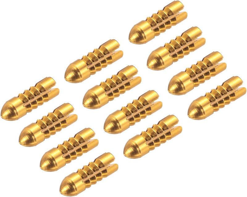 Laad afbeelding in Galerijviewer, Dart flight protectors 12 stuks van aluminium goud – 90 graden flight savers – dart accessoires
