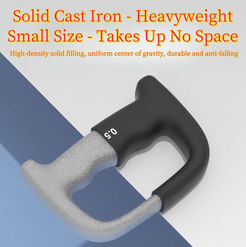 Load image into Gallery viewer, Neoprene Dumbbells with D-grip set of 2
