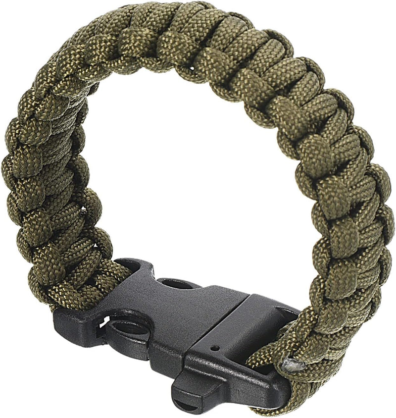 Chargez l'image dans la visionneuse de la galerie, Bracelet de survie en paracorde, 25 cm, tressé, avec boucle – bracelet outdoor – accessoires de camping
