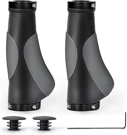 Ergonomische fietshandvatten 22 mm voor draaigreepschakeling