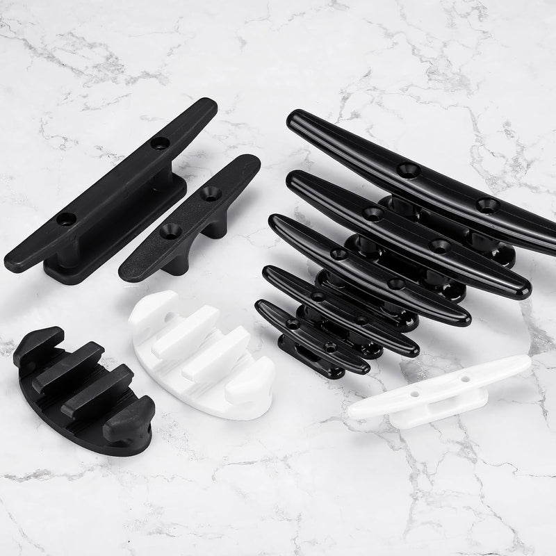 Chargez l'image dans la visionneuse de la galerie, Bootkikkers 6 stuks 75 mm van nylon zwart – touwklemmen – boot kajak accessoires
