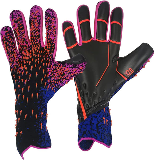 Voetbal Goalkeeper Handschoenen voor jongens, kinderen, volwassenen, voetbalkeeperset, premium keepershandschoenen, super grip en bescherming, maat 6/7/8/9/10