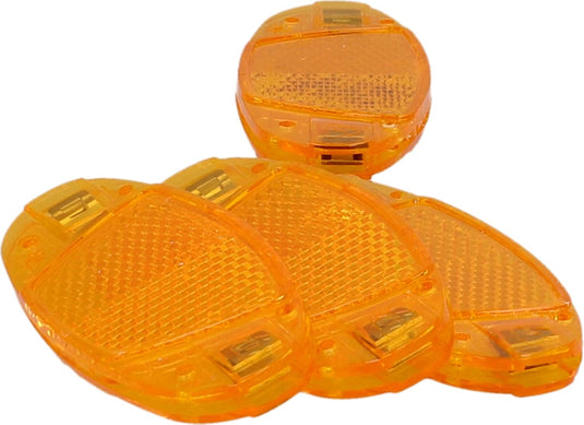 FISCHER Unisex Fischer fiets reflector 85400 oranje, geel, eenheidsmaat EU