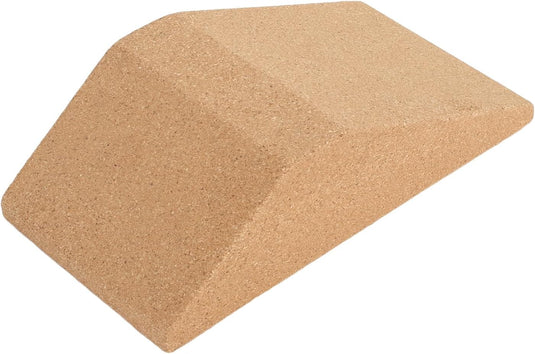 Klocek treningowy pod pięty do przysiadów 23 x 12 x 6,5 cm z antypoślizgową, skośną powierzchnią – podwyższenie do przysiadów – rozciąganie łydek