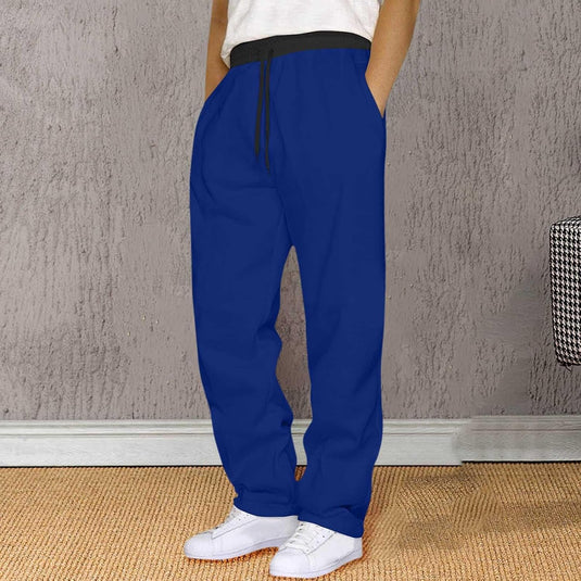 Heren joggingbroek van polyester met elastische tailleband en zakken – sportbroek – trainingsbroek