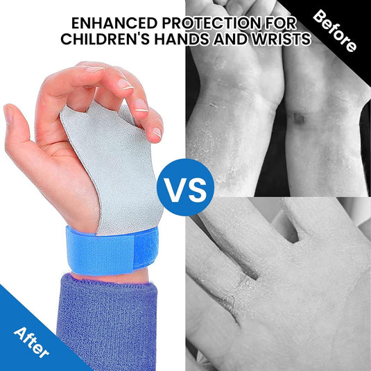 Turn grips voor kinderen met polsbandjes paars