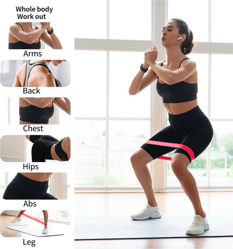 Load image into Gallery viewer, Resistance Band Set Van 5, Hoogwaardige Weerstandsbanden, Resistance Band Set Met Oefeninstructies En Draagtas, Gymnastiekband Voor Yoga, Pilates, Fitness, thuis trainen, stretchen
