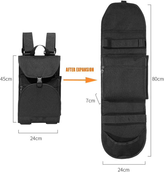 Skateboard rugzak met T-tool voor skateboard en longboard – draagtas – skate accessoires