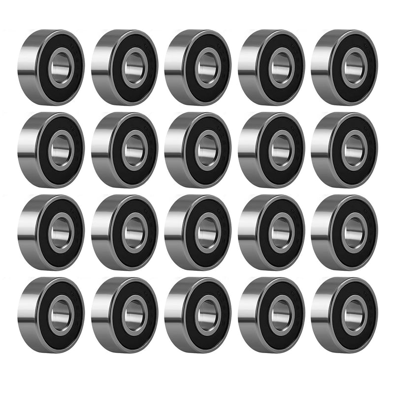 Laden Sie das Bild in Galerie -Viewer, Skateboard kogellagers 608ZZ 20 stuks 8 x 22 x 7 mm ABEC-5 – reservelagers – skate accessoires
