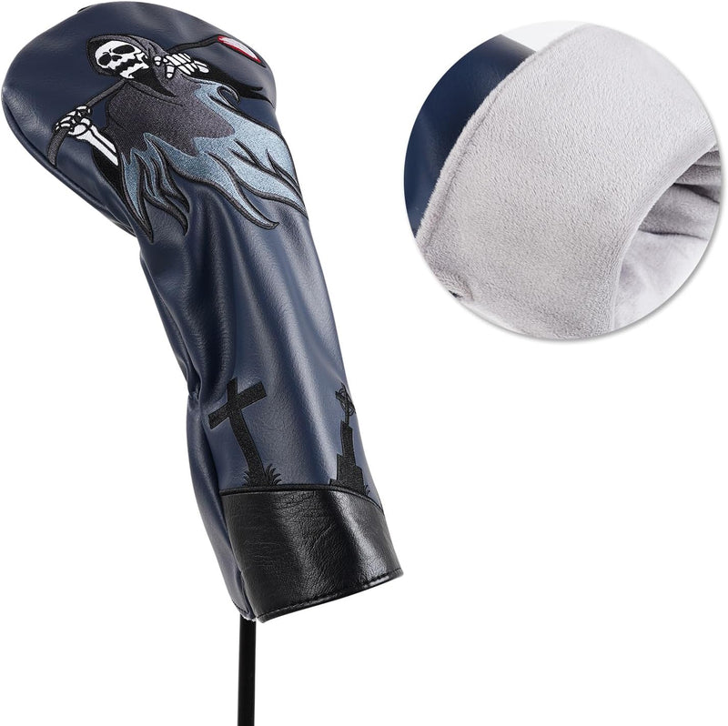 Load image into Gallery viewer, Golfclub beschermhoes van kunstleer met camouflage borduurwerk voor drivers tot 460cc – golfclubhoes – driverbescherming
