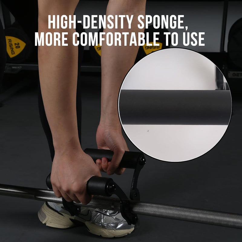 Load image into Gallery viewer, V-bar roeigreep met dubbele handgreep en antislip rubber – T-bar row handvat – fitness accessoire
