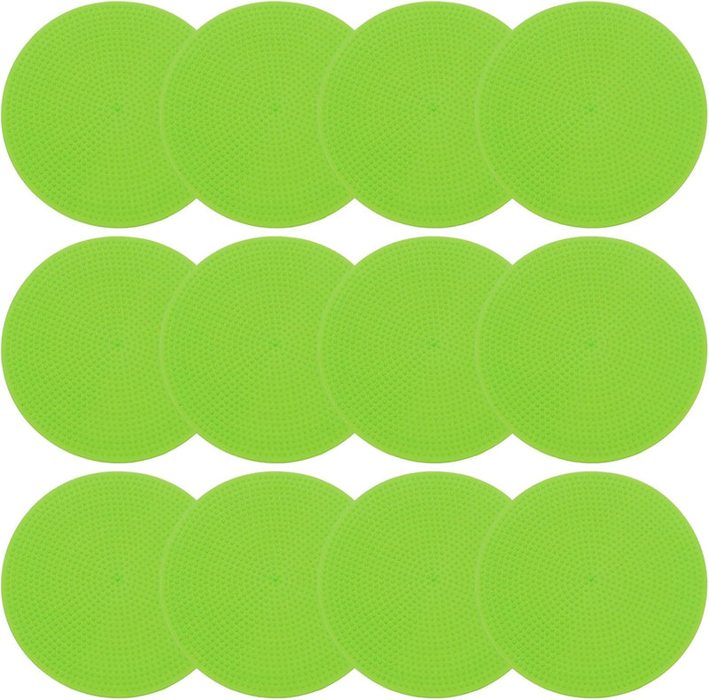 Laden Sie das Bild in Galerie -Viewer, Vloermarkers 12 stuks 23 cm antislip blauw met opbergtas – agility markers – sport training accessoires
