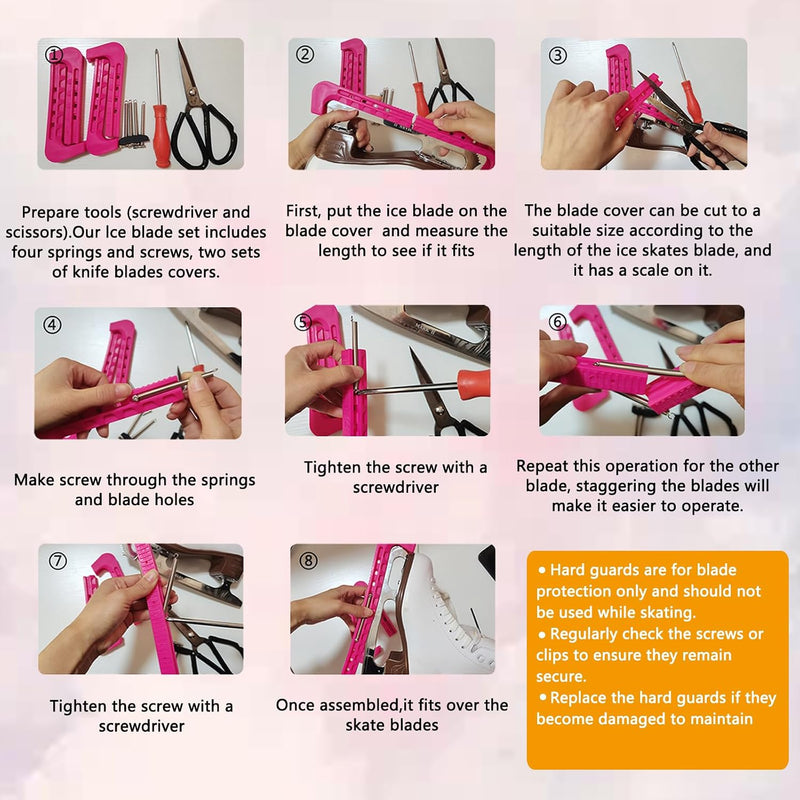 Load image into Gallery viewer, Schaatsbeschermers met zachte blade covers – complete set
