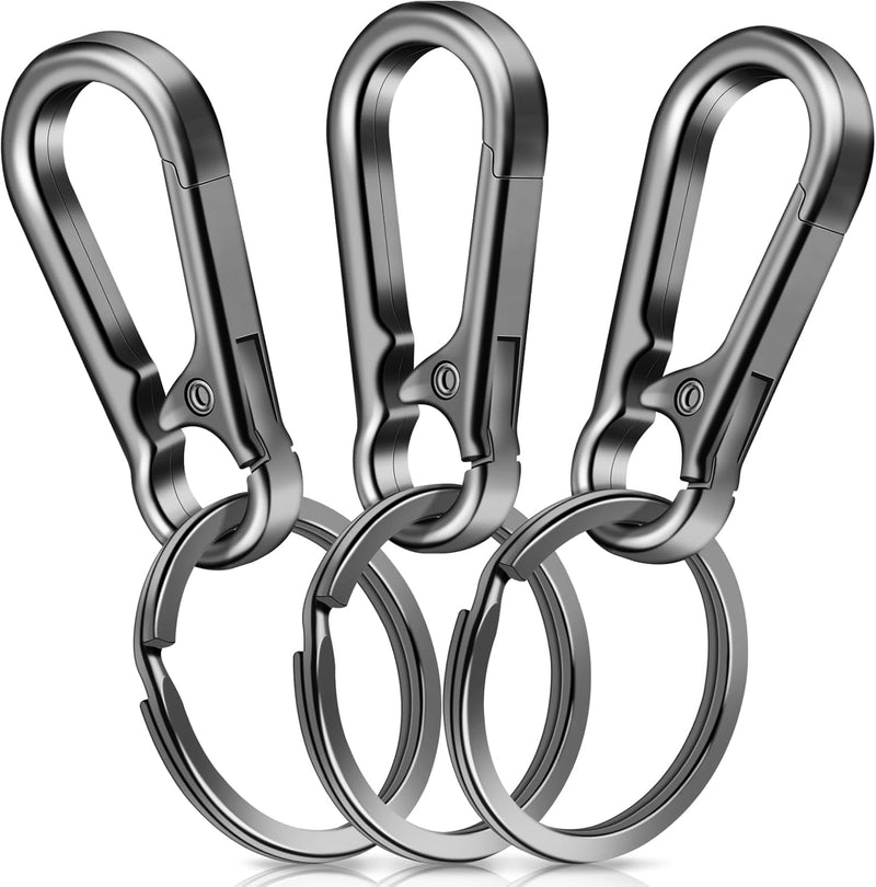 Chargez l'image dans la visionneuse de la galerie, Karabiner Sleutelhangers 3 Stuks met Sleutelring 4,7 cm – Sleutelhanger – Karabijnhaak
