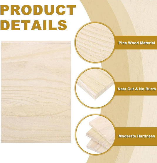 Karate breekplanken 10 stuks 30 x 20,5 cm van hout – taekwondo breaking boards – vechtsport training en demonstraties