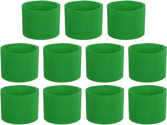 Aanvoerdersbanden 11 stuks verstelbaar 33 x 7 cm – captain armbanden – voetbal accessoires